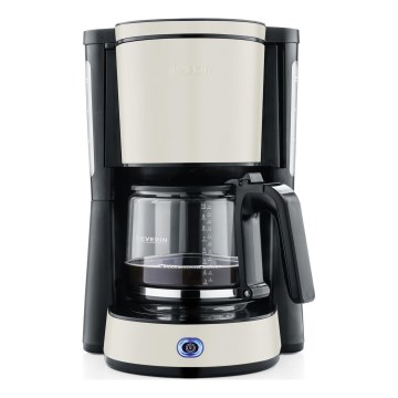 Severin KA 9575 - Macchina da caffè a filtro 1000W/230V beige/nera