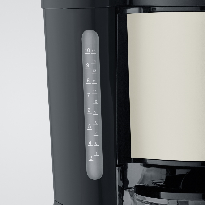 Severin KA 9575 - Macchina da caffè a filtro 1000W/230V beige/nera