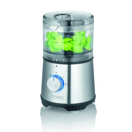 Severin KM 3865 - Tritatutto per alimenti 400W/230V acciaio inox/nero