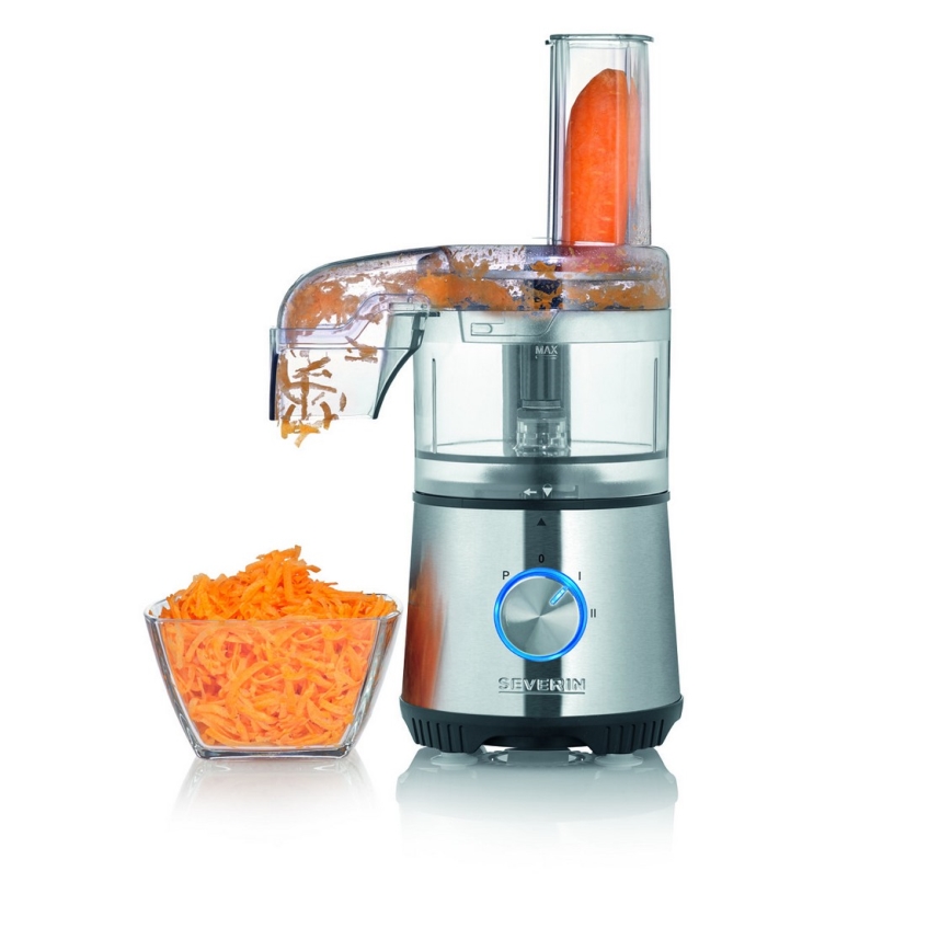 Severin KM 3865 - Tritatutto per alimenti 400W/230V acciaio inox/nero