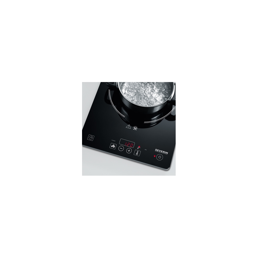 Severin KP 1071 - Piastra a induzione singola 2000 W/230 V nera