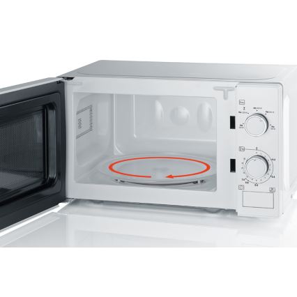 Severin MW 7770 - Forno a microonde 700W/230V 20 l bianco