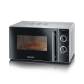 Severin MW 7771 - Forno a microonde con grill 700 W/230 V 20 l nero