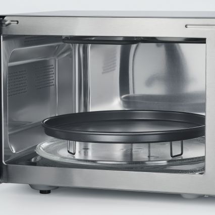 Severin MW 7774 - Forno a microonde 3 in 1 1950W/230V 25 l in acciaio inox