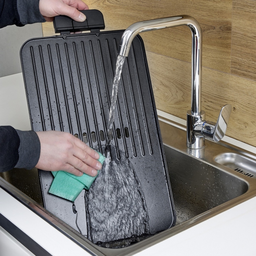 Severin PG 8564 - Grill elettrico da tavolo 2300W/230V 50x30 cm nero