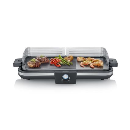 Severin PG 8564 - Grill elettrico da tavolo 2300W/230V 50x30 cm nero