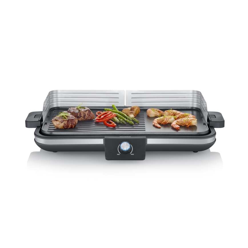 Severin PG 8564 - Grill elettrico da tavolo 2300W/230V 50x30 cm nero