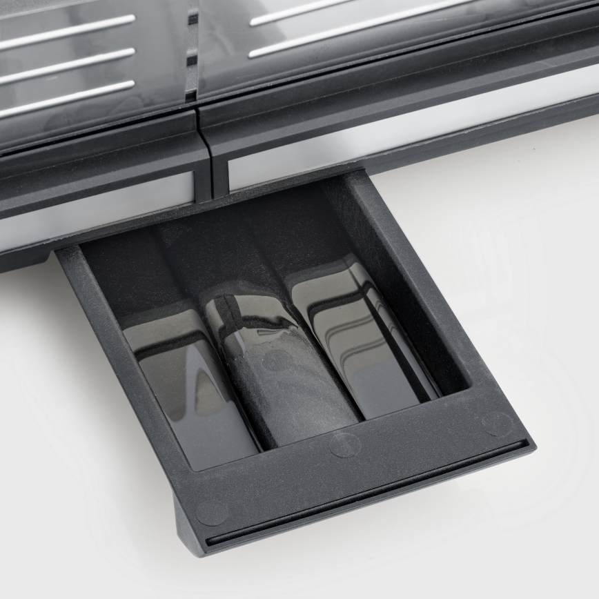 Severin PG 8564 - Grill elettrico da tavolo 2300W/230V 50x30 cm nero