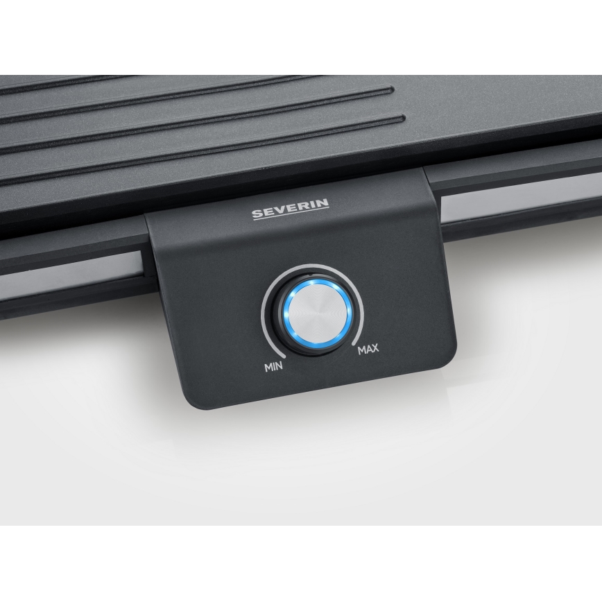 Severin PG 8564 - Grill elettrico da tavolo 2300W/230V 50x30 cm nero