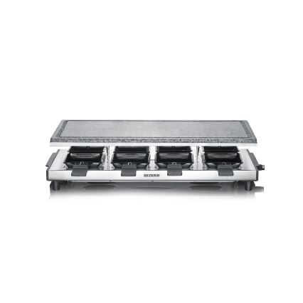 Severin RG 2374 - Griglia raclette con pietra lavica 1500W/230V
