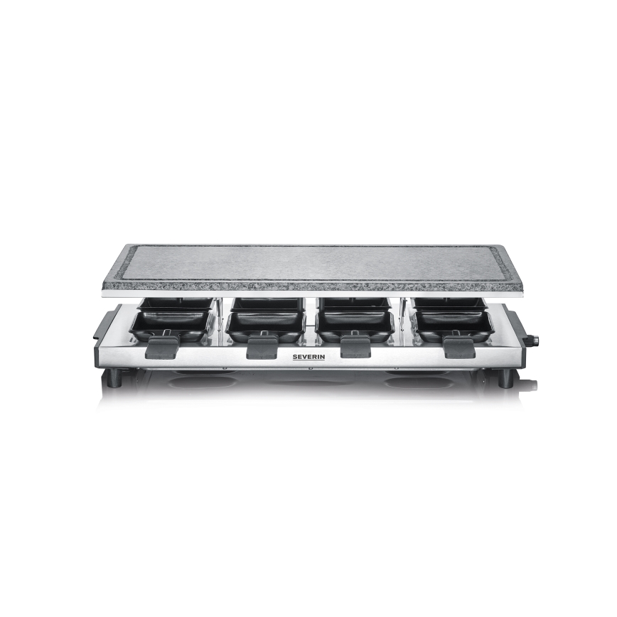 Severin RG 2374 - Griglia raclette con pietra lavica 1500W/230V