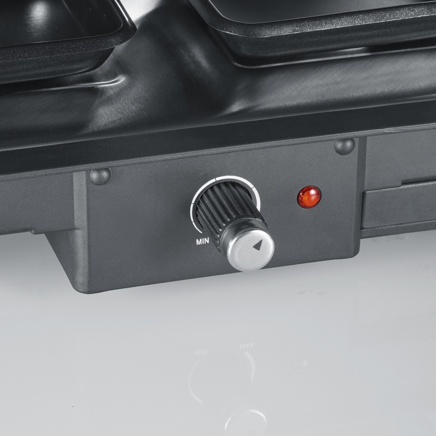 Severin RG 2374 - Griglia raclette con pietra lavica 1500W/230V