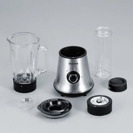 Severin SM 3737 - Frullatore da tavolo 1 L 500 W/230 V acciaio inox/nero
