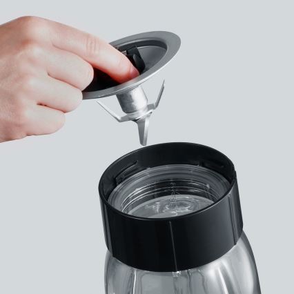 Severin SM 3737 - Frullatore da tavolo 1 L 500 W/230 V acciaio inox/nero