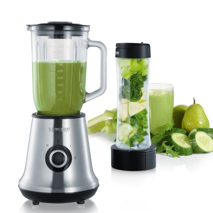 Severin SM 3737 - Frullatore da tavolo 1 L 500 W/230 V acciaio inox/nero