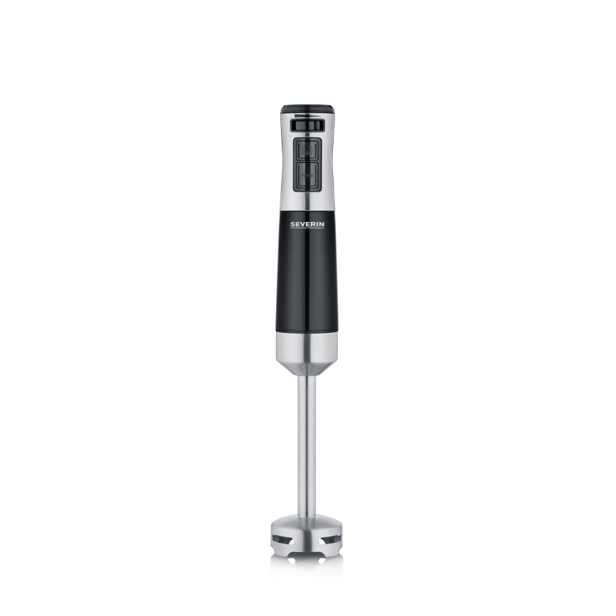 Severin SM 3772 - Frullatore a immersione con accessori 600W/230V in acciaio inox/nero