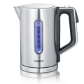 Severin WK 3418 - Bollitore elettrico 1,7 l 3000 W/230 V acciaio inox/nero