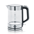 Severin WK 3420 - Bollitore elettrico rapido 1,7 l 2200W/230V acciaio inox/vetro
