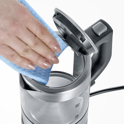 Severin WK 3472 - Bollitore elettrico rapido 0,5 l 1100 W/230 V acciaio inox/vetro