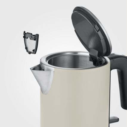 Severin WK 9577 - Bollitore elettrico a riscaldamento rapido 1 l 2400W/230V beige