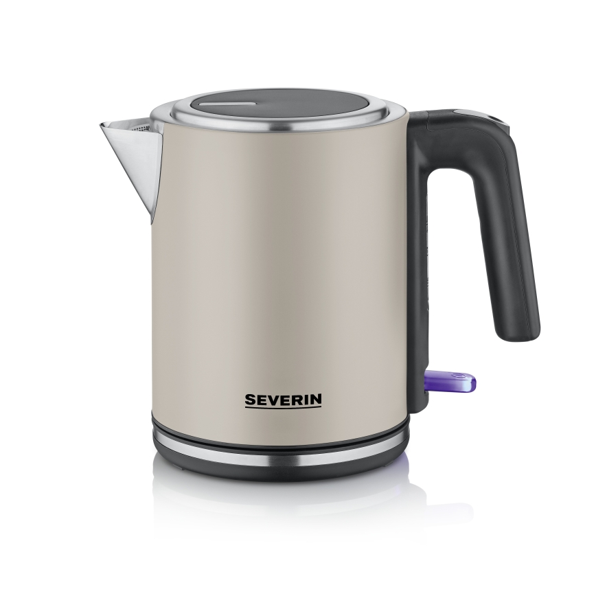 Severin WK 9577 - Bollitore elettrico a riscaldamento rapido 1 l 2400W/230V beige