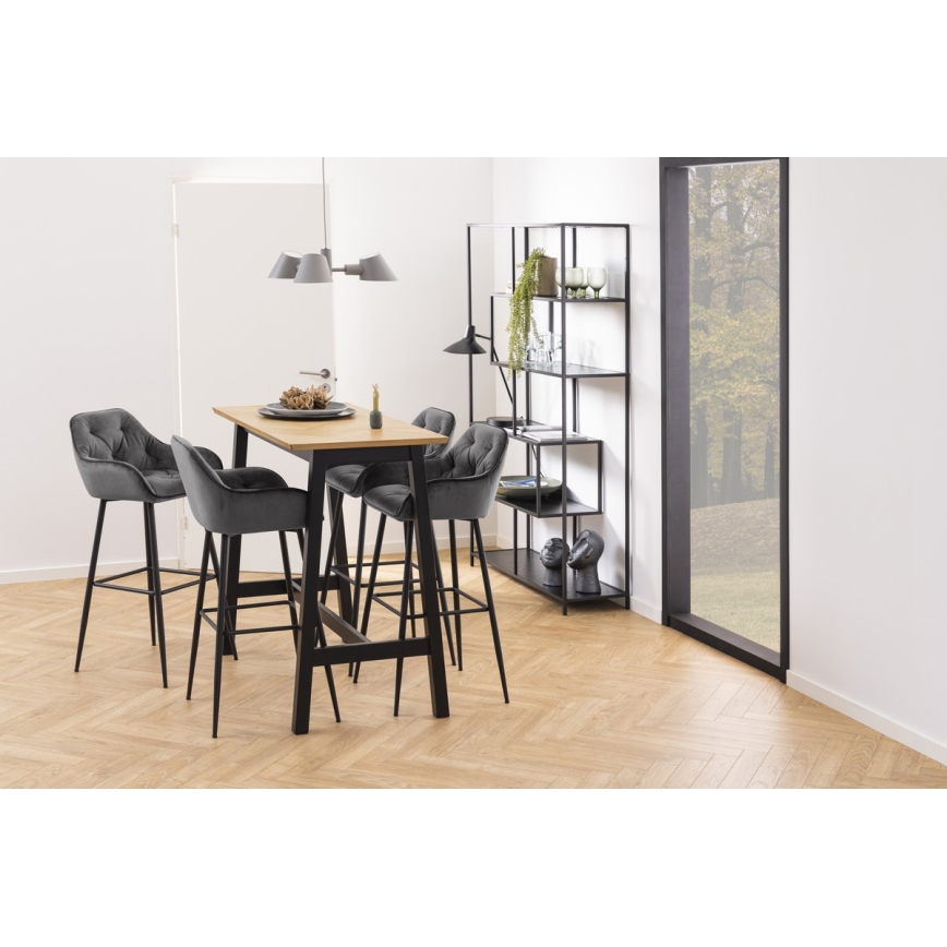 Sgabello AYLIN 1 pz grigio scuro