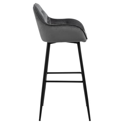 Sgabello AYLIN 1 pz grigio scuro