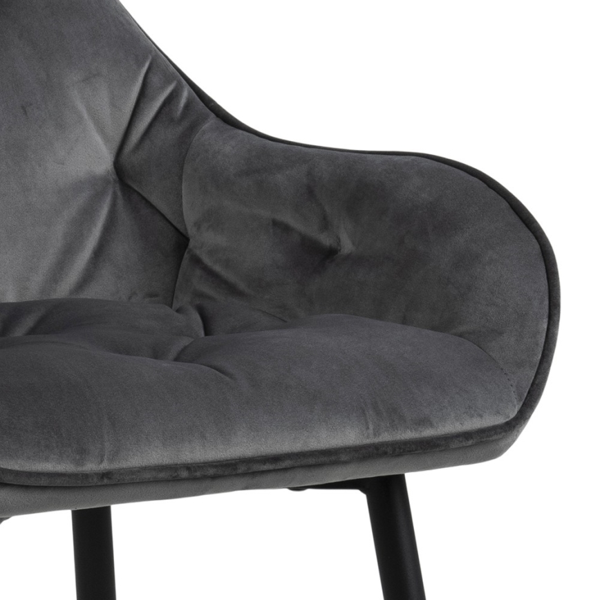 Sgabello AYLIN 1 pz grigio scuro
