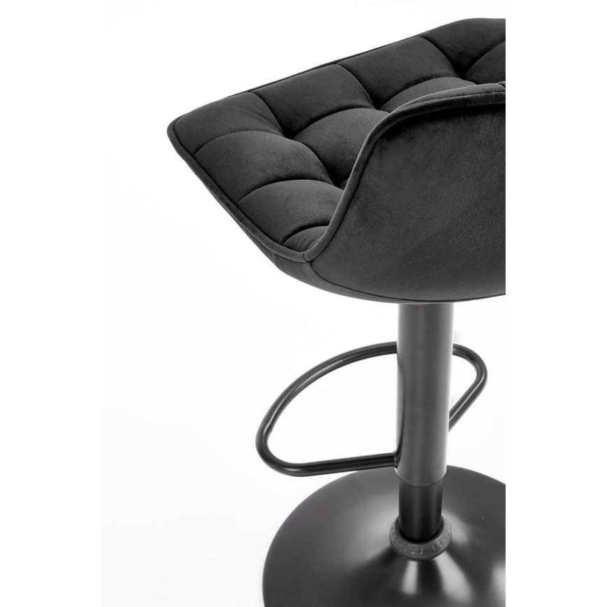 Sgabello da bar 106x43 cm nero