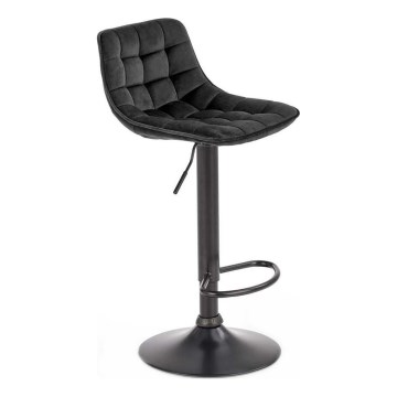 Sgabello da bar 106x43 cm nero