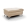 Sgabello in pelle  SALERNO II 66x100 cm beige