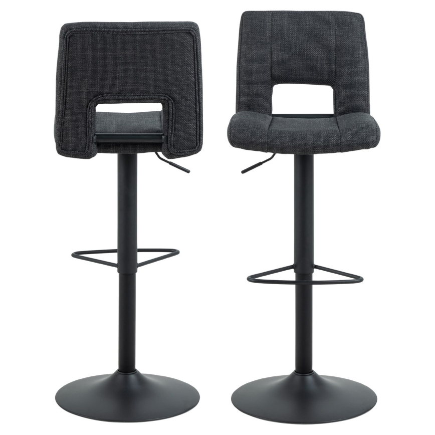 Sgabello SERENA 1 pz grigio scuro
