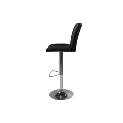 Sgabello SERENA 1 pz nero/cromo opaco