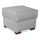 Sgabello VIVA 51x51 cm grigio