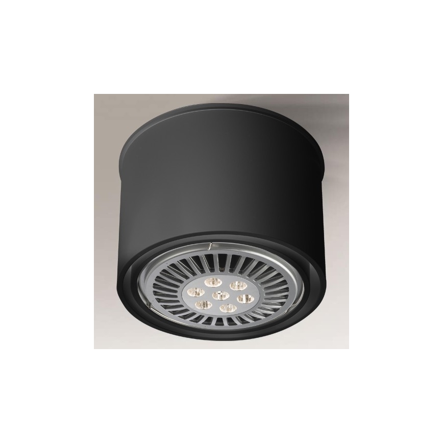 Shilo - Faretto 1xGU10/15W/230V nero