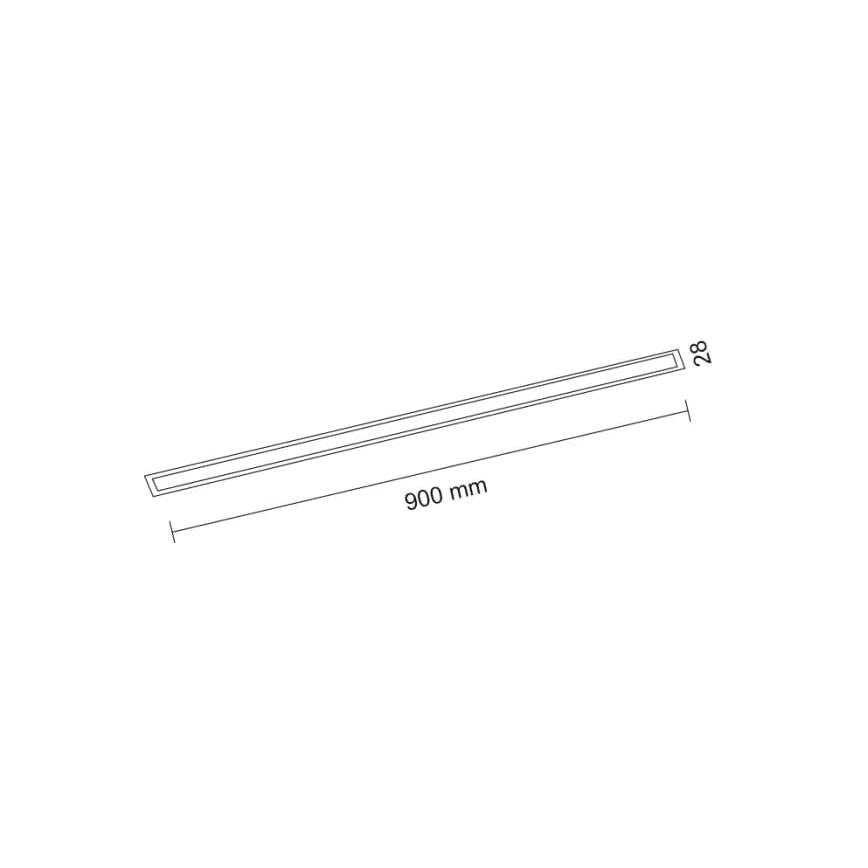 Shilo - Faretto da incasso LED/9W/230V 3000K CRI 90 nero