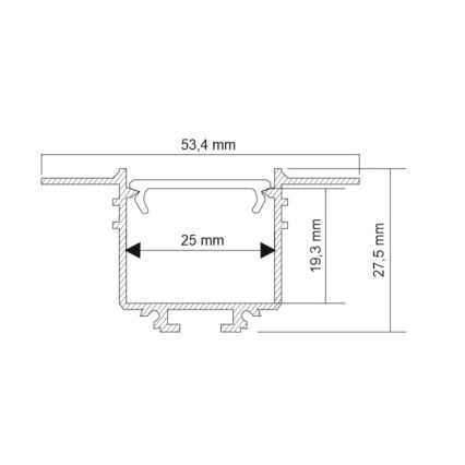 Shilo - Faretto LED da incasso LED/32W/230V 3000K CRI 90 nero