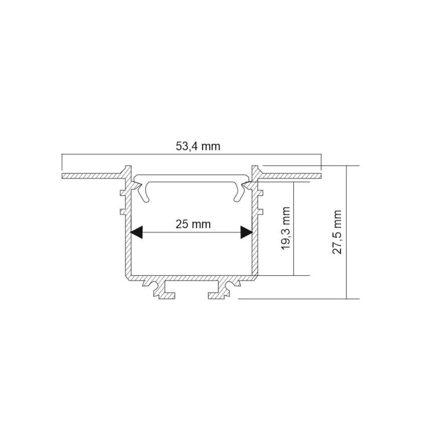 Shilo - Faretto LED da incasso LED/32W/230V 3000K CRI 90 nero