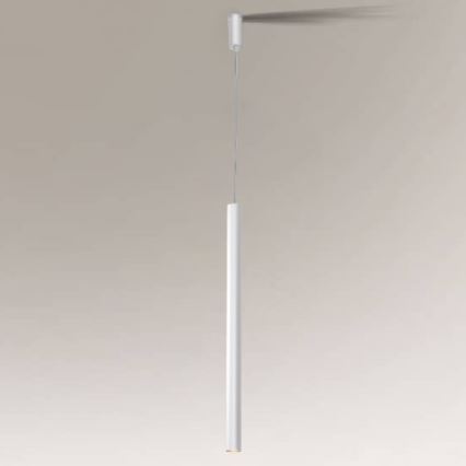 Shilo - Lampadario su corda 1xGU10-MR11/15W/230V bianco