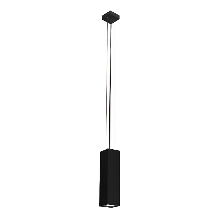 Shilo - Lampadario su filo 1xGU10/15W/230V nero