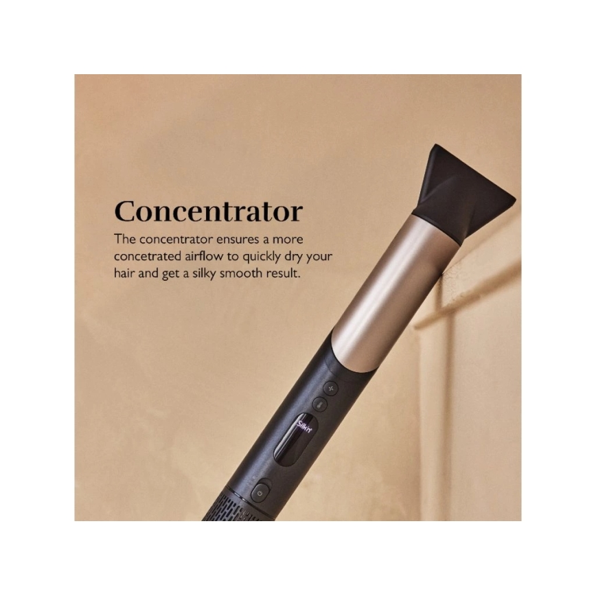 Silk’n - Asciugacapelli SILKYAIR FLEX 230V nero/oro