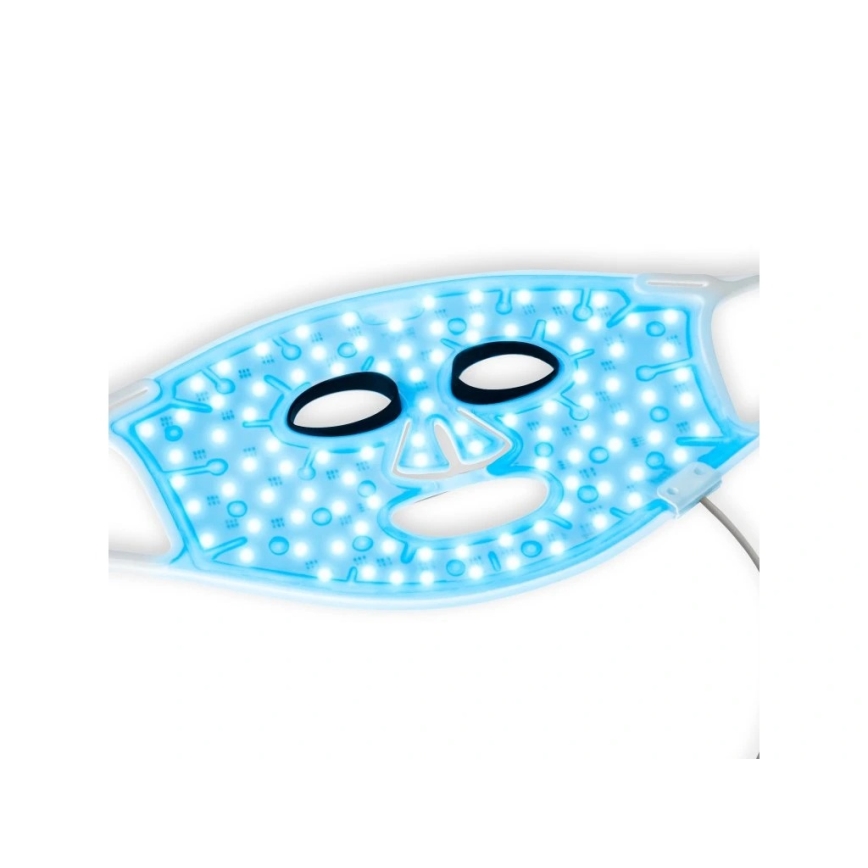 Silk’n - LED RGB maschera facciale terapeutica LED/5V 2000 mAh bianca + telecomando