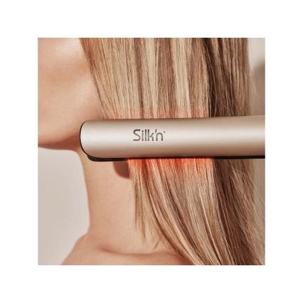 Silk’n - Piastra per capelli a infrarossi SILKY STRAIGHT 230V dorata