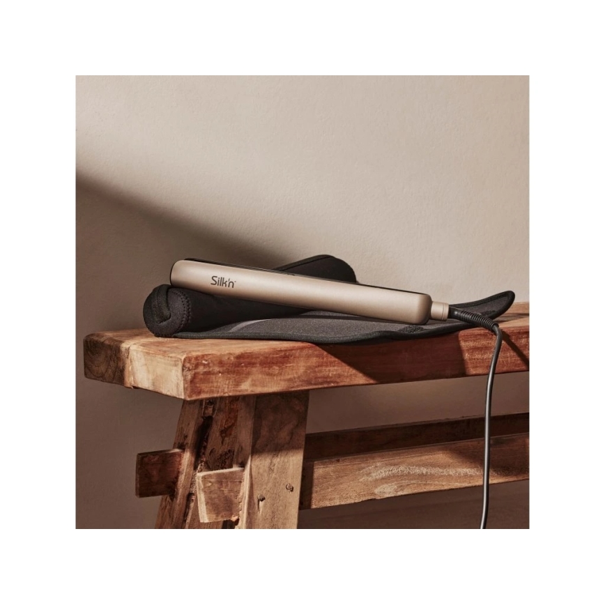 Silk’n - Piastra per capelli a infrarossi SILKY STRAIGHT 230V dorata