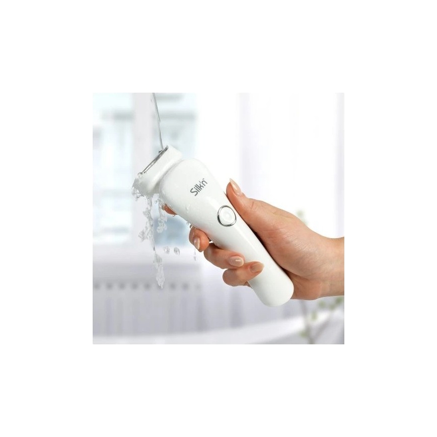 Silk’n - Rasoio elettrico da donna LADY SHAVE Wet&Dry 2xAAA bianco