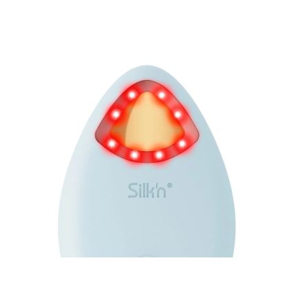 Silk’n - Spazzola detergente LED 4 in 1 per il viso BRIGHT LUX 5V/500 mAh blu