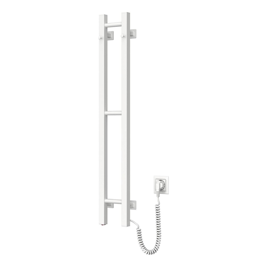 SILOUETTE Scaldasalviette elettrico 187 W/230 V 101,1 cm IP44 Bianco Destro Quadrato