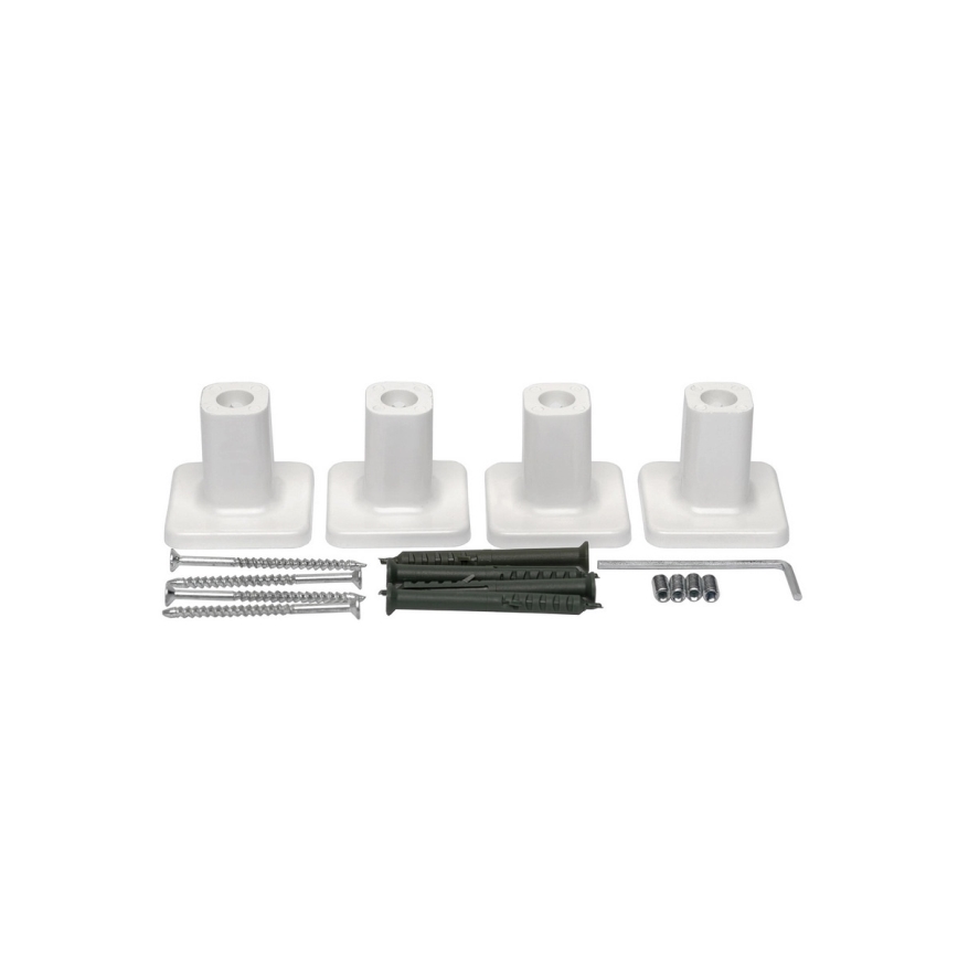 SILOUETTE Scaldasalviette elettrico 187 W/230 V 101,1 cm IP44 Bianco Destro Quadrato