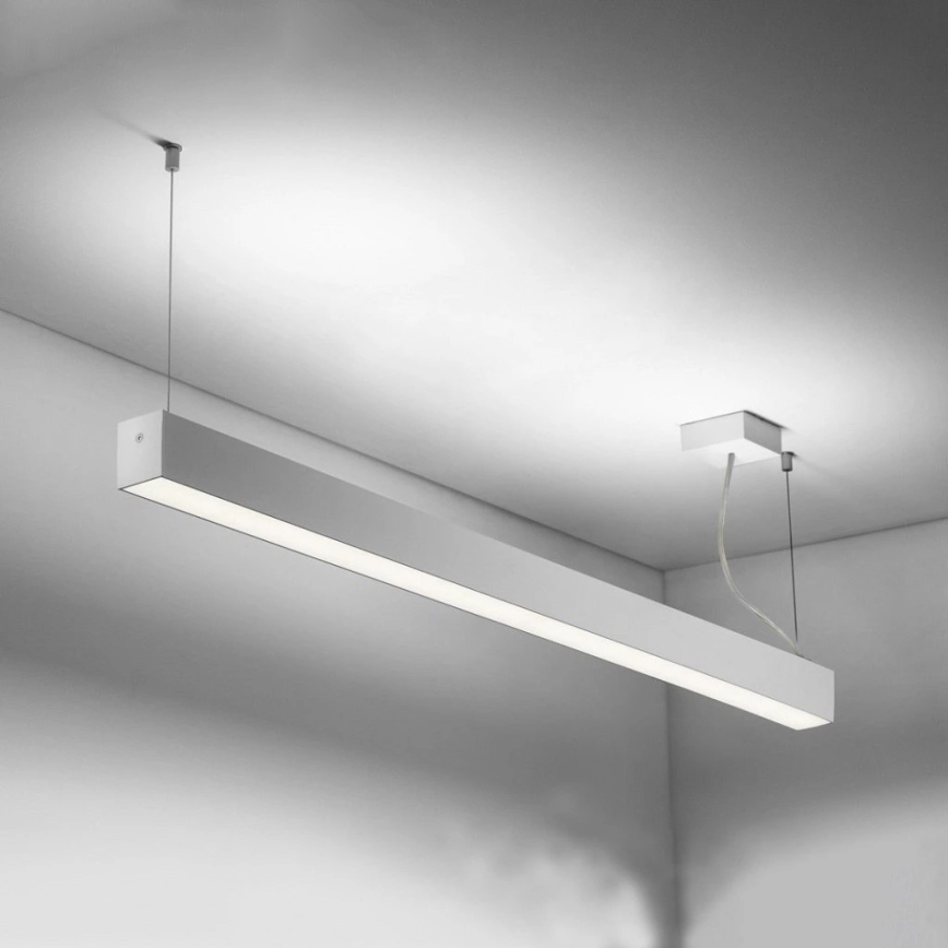 Sinclair - Plafoniera LED LSM LED/40W/230V 3000K/4000K/5000K 120 cm argento