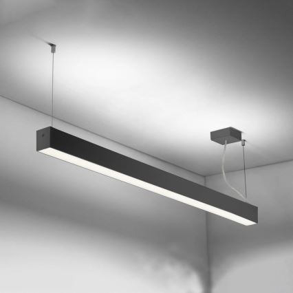 Sinclair - Plafoniera LED LSM LED/40W/230V 3000K/4000K/5000K 120 cm nero